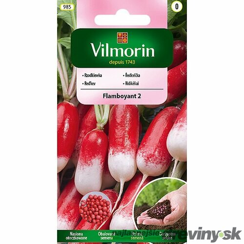 Vilmorin CLASSIC Reďkovka FLAMBOYANT 2 - skorá 3 g