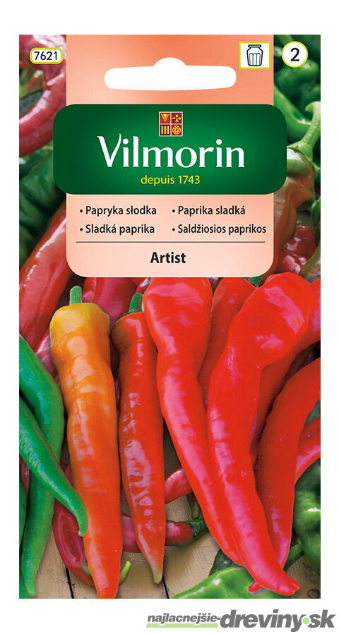 Vilmorin paprika sladká Artist 0.5g