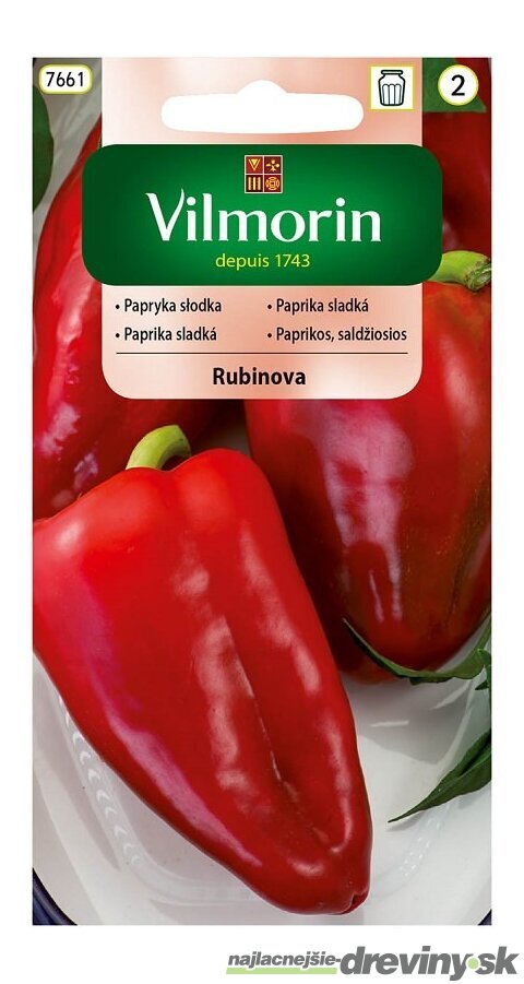 Vilmorin Paprika sladká Rubinova 0.5g