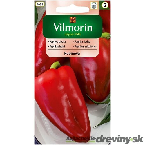 Vilmorin Paprika sladká Rubinova 0.5g