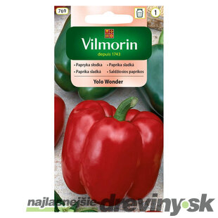 Vilmorin Paprika sladká ‘Yolo Wonder‘ 0,5g