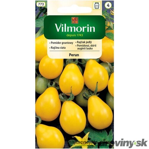 Vilmorin Paradajka Perun cherry hrušková žltá Y 0.5g