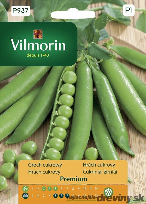 Vilmorin PREMIUM Hrach cukrový PREMIUM - skorý 30 g